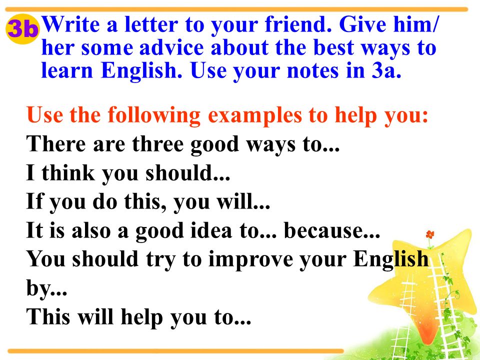 how to write an article giving advice in english